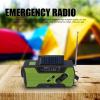 Wisoqu Emergency Radio, Hand Crank Weather Radio with SOS Alarm, Expandable Antennae, Flashlight and Bedside Lamp, USB Solar Hand Crank Charging view 4
