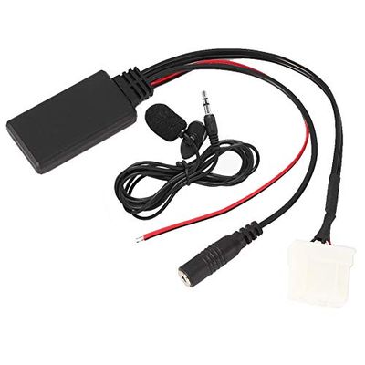Haofy Car Module AUX in 5.0 Adapter for 3 6 5 2 MX5 RX8 2006 to up with Built in Microphone Plug and Play