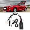Haofy Car Module AUX in 5.0 Adapter for 3 6 5 2 MX5 RX8 2006 to up with Built in Microphone Plug and Play view 3