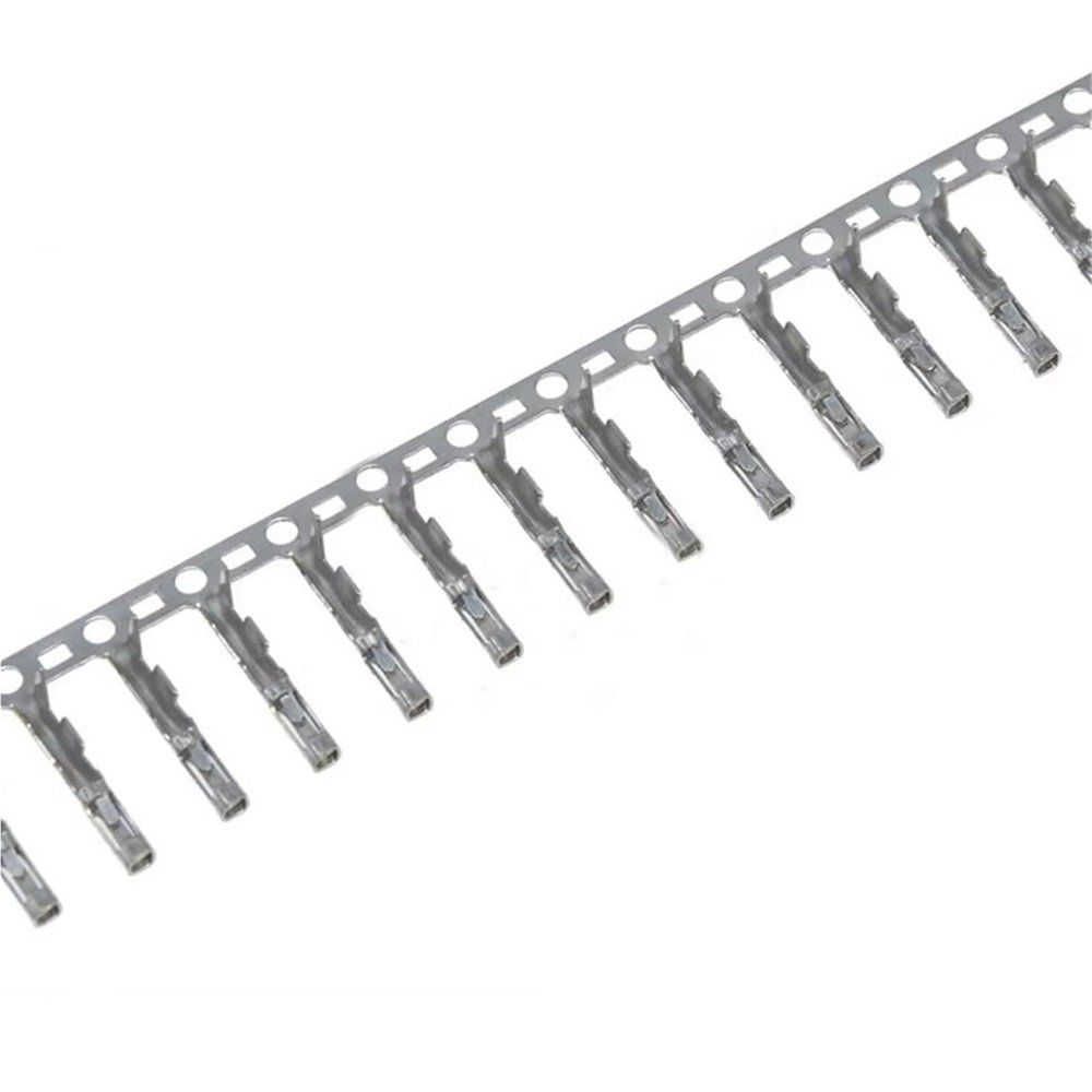 100pcs Female Pin Connector Shell Single Row 2.54mm Terminal Male Female Connector Through Hole Housing