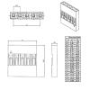 100pcs Female Pin Connector Shell Single Row 2.54mm Terminal Male Female Connector Through Hole Housing view 3