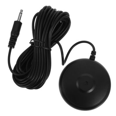 Toyvian Tabletop Conference Microphone with Audio Plug Compact Desk Mic for Online Meetings Voice Recording Gaming and Podcasts Straight Plug for Sound
