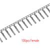 100pcs 1P Connector Shell Single Row 2.54mm Terminal Male Female Connector Through Hole Housing view 2