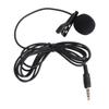 ERINGOGO Mini Metal Clip-on Lavalier Condenser Mic Microphone for Mobile Phone Laptop and Camera Portable Plug-Play Design Black view 1