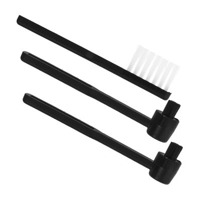 ERINGOGO 3pcs Vinyl Stylus Cleaner Brush Static Record Player Maintenance Tool with Durable Bristles for Gentle Cleaning of Turntable Needles and Vintage Record Players