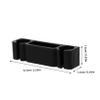 Cabilock Adhesive Cable Management for Desk Car Durable Fixing Clip for USB Headset Cables Versatile Wire Storage for Home Office Use view 2