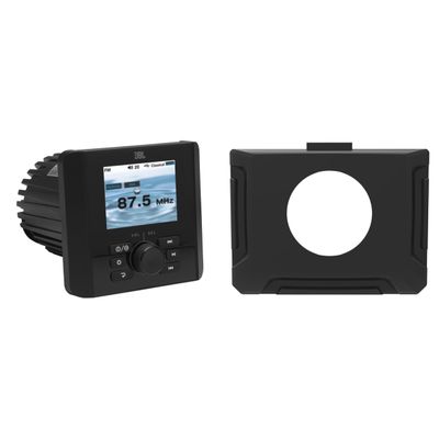 JBL JAM5000N Gauge-Mount Marine Receiver with AM/FM, High Power Output, Bluetooth, 3-Zone, NMEA2000 with SPXRZRDASH 2014-2018(19 Classic) Polaris RZR Universal 3" Gauge Dash Kit