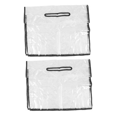 BESPORTBLE 2pcs Clear Handbag Rain Cover Protector for Outdoor Travel Purse Shield for Hiking Cycling and Camping Versatile Bag Protector
