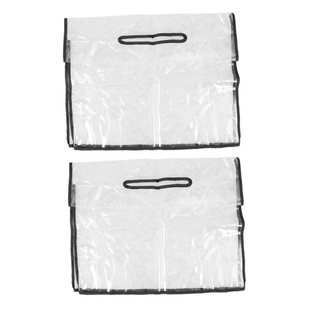 BESPORTBLE 2pcs Clear Handbag Rain Cover Protector for Outdoor Travel Purse Shield for Hiking Cycling and Camping Versatile Bag Protector