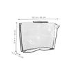 BESPORTBLE 2pcs Clear Handbag Rain Cover Protector for Outdoor Travel Purse Shield for Hiking Cycling and Camping Versatile Bag Protector view 2
