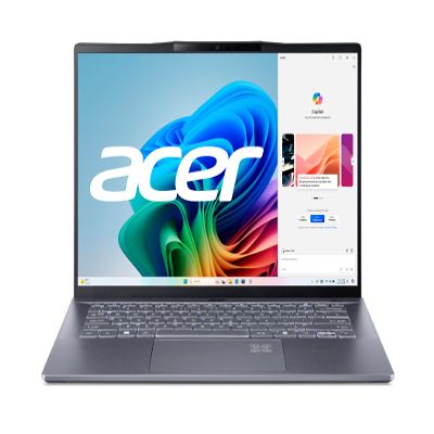 acer Swift 14 AI Copilot+ PC | 14.5" 2.5K 120Hz Display | Unlock AI Experiences | Snapdragon X Plus 10-Core Processor | 16GB LPDDR5X | 1TB SSD | Wi-Fi 7 | Windows 11 Home | SF14-11-X128 (Renewed)