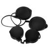 DIYEAH 3Pcs Rubber Telescope Lens Covers Universal Binocular Lens Caps Waterproof Eyepiece Protection for Outdoor Use view 1