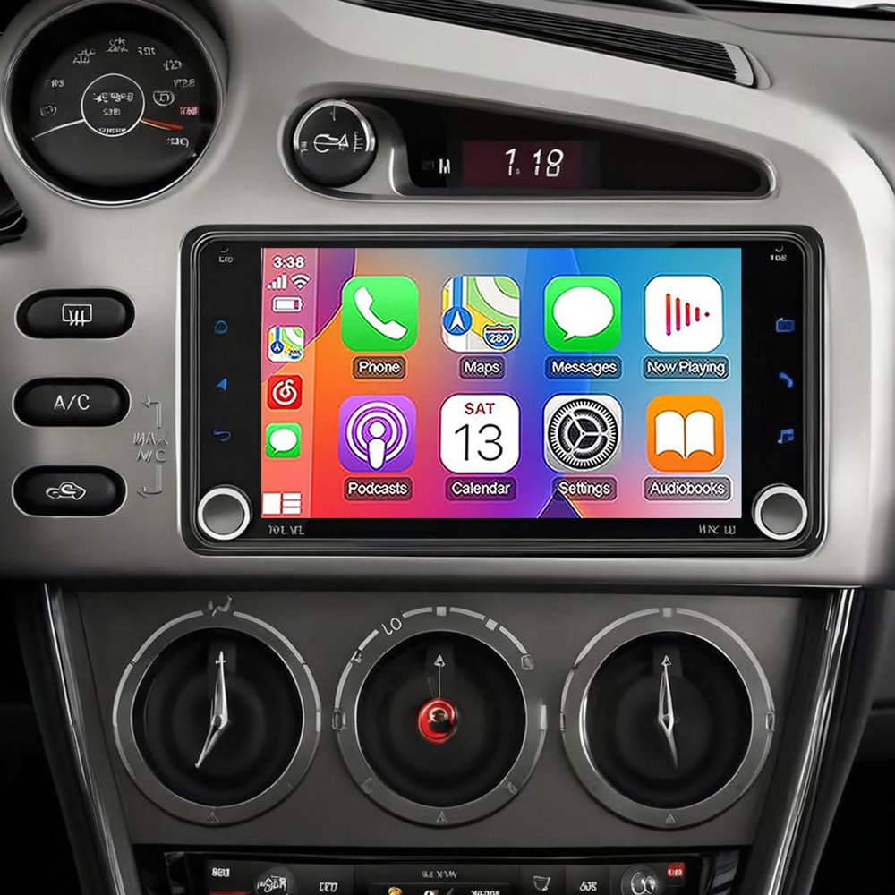 PHEZEN 4G+64G Car Radio for Toyota 4Runner (2003-2009), Tundra (2003-2006), Sequoia (2003-2007) with with Carplay Android Auto, 7 Inch Touch Screen Stereo for Toyota 4Runner WiFi Backup Camera
