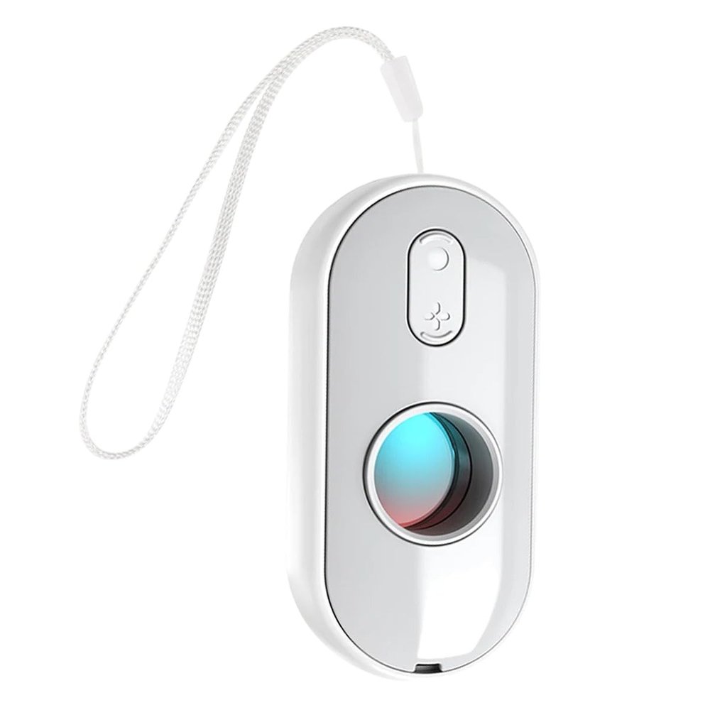 CHIWENTHAG White | Hidden Devices Camera Bug Detector Portable Privacy Protector Security Protection Hidden Devices Scanner for Travel Office Hotel