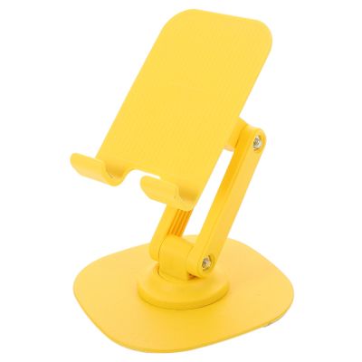 STOBOK Metal Holder with Rotation Portable and Foldable Phone Tablet Stand for Office Streaming and Studying