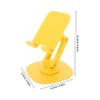 STOBOK Metal Holder with Rotation Portable and Foldable Phone Tablet Stand for Office Streaming and Studying view 2