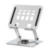 Adjustable Aluminum Tablets Stand 360 Degree Rotatable Desktop Holder Base and Heat Dissipation Bracket for Tablets view 1