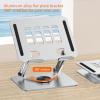 Adjustable Aluminum Tablets Stand 360 Degree Rotatable Desktop Holder Base and Heat Dissipation Bracket for Tablets view 4