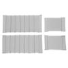 balacoo 4pcs Photographic Bag Accessories Camera Bag Inserts Shock Vibration Soft Velvet Gray view 1