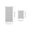 balacoo 4pcs Photographic Bag Accessories Camera Bag Inserts Shock Vibration Soft Velvet Gray view 2