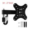ADBWEKKF 10KG Adjustable TV Wall Mount Bracket Flat Panel TV Frame Support 15 Degrees Tilt for 14-27 Inch LCD LED Monitor view 2