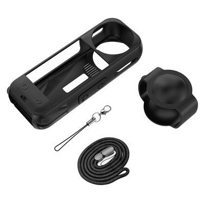 BGNing Camera Silicone Case, Silicone Sleeve + Lens Cap Compatible with Insta 360 X5 Camera Accessory