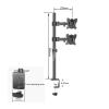 ADBWEKKF 400mm DL-T901-240 Desktop Stand Full Motion 360 Degree Steel Monitor Holder 10"-27" Clamp Base Monitor Mount Arm Load 15kg(with clamp Base) view 2