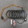 10 Inch Remote APP Loud Speaker Rings Lights Audio Horn Lights Car Audio Speaker Systems Coaxial Chasing Flow LED Audio Subs (8PCS) view 1