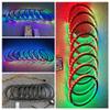 10 Inch Remote APP Loud Speaker Rings Lights Audio Horn Lights Car Audio Speaker Systems Coaxial Chasing Flow LED Audio Subs (8PCS) view 2