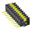 12mm 5PK 10PK Compatible Label Tape for TZ-231 TZE 231 Printers Black On White Laminated Tapes(Black on Yellow-10PK) view 1