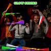 Glow in Dark Party Favors Supplies for Kids,12PCS Light Up Fiber Optic Wand view 2
