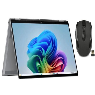 HP OmniBook X Flip 2-in-1 16" FHD+ Touch Screen Laptop |AMD Ryzen AI 5 340|AMD Radeon 840M | Copilot|Backlit|Meteor Silver| 16GB RAM DDR5 | 2TB SSD |Windows 11 Home|Bundle with Wireless Mouse