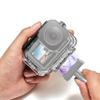 NovelGoal Camera Waterproof Case with Handle Screw + Anti-Fog Film, Magnetic Quick Release Underwater Diving Protective Housing Shell for Action 5Pro/4/3 view 4