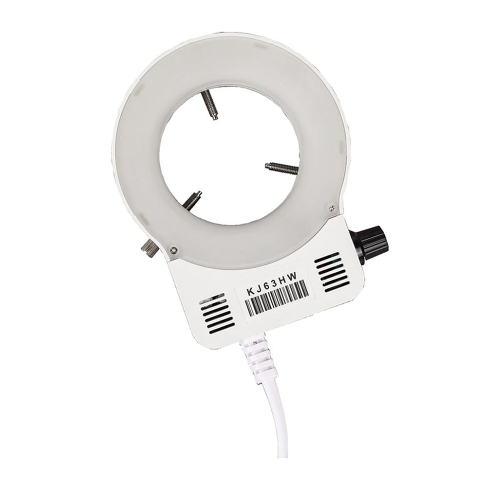 JOEBO Microscope Kit Adjustable Trinocular Binocular Microscope LED Ring Light Microscope Lens Adapters(Upgrade Light)