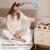 MANGOSTAN Portable CD Player with Speaker, Retro CD Player with Bluetooth Input and Output, CD Players for Home with Led Display, Support USB/TF Card Playback, Aux Input, Built-in HiFi Stereo view 3