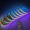 8 Inch 8 Pack LED Speaker Rings Lights Audio Subs Remote APP Loud Audio Horn Lights Car Audio Speaker Systems Coaxial 8 Ring Chasing Flow view 3