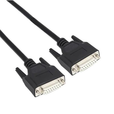 VCALDGFZ Custom Industrial Grade DB15 Cable Pure Copper Male to Female Parallel 15 Pin Serial Extension Cable 2 Rows Pinout 1m 5m 10m 30m(Female to Female,300CM)