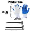 120pcs Nylon Universal Cable Tie Buckle Set, Plastic Cable Ties Straps with 120 Self-Locking Zip Ties Holder Wiring Fasteners Management for Car Fender Repairing view 2