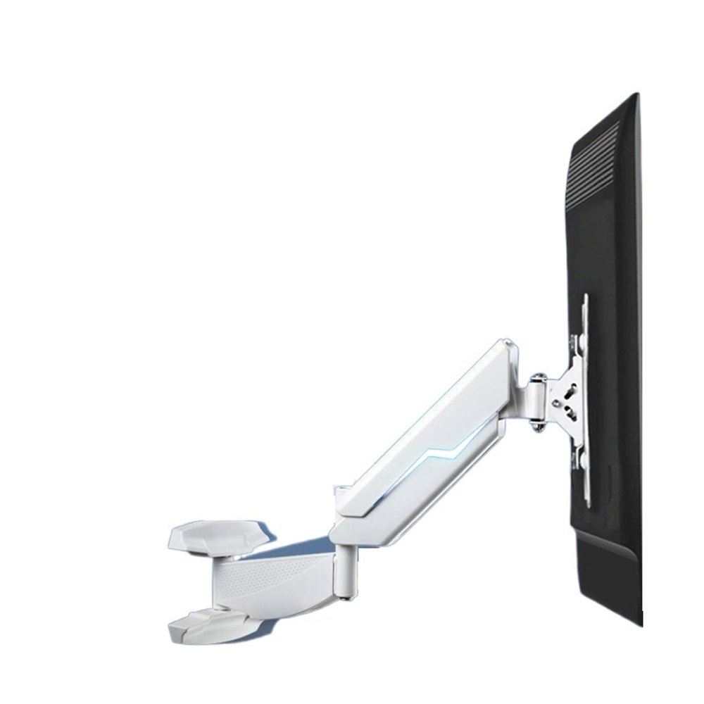 ADBWEKKF Gas Spring Full Motion 42-50" LCD TV Wall Mount Monitor Holder Max.Loading 21kgs Max.VESA 400 * 400MM(White)