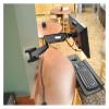 ADBWEKKF Gas Spring Full Motion 42-50" LCD TV Wall Mount Monitor Holder Max.Loading 21kgs Max.VESA 400 * 400MM(White) view 2