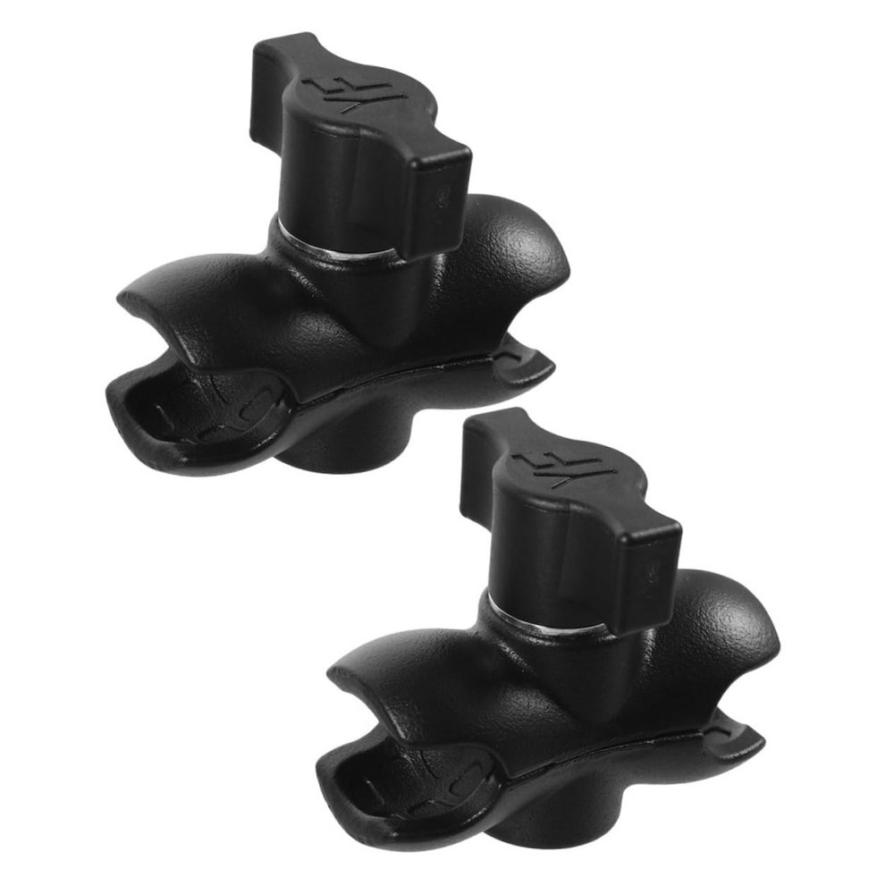 DIYEAH 2pcs Motorcycle Camera Extension Arm Ball Head Mount Clamp for Handlebars