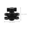 DIYEAH 2pcs Motorcycle Camera Extension Arm Ball Head Mount Clamp for Handlebars view 2