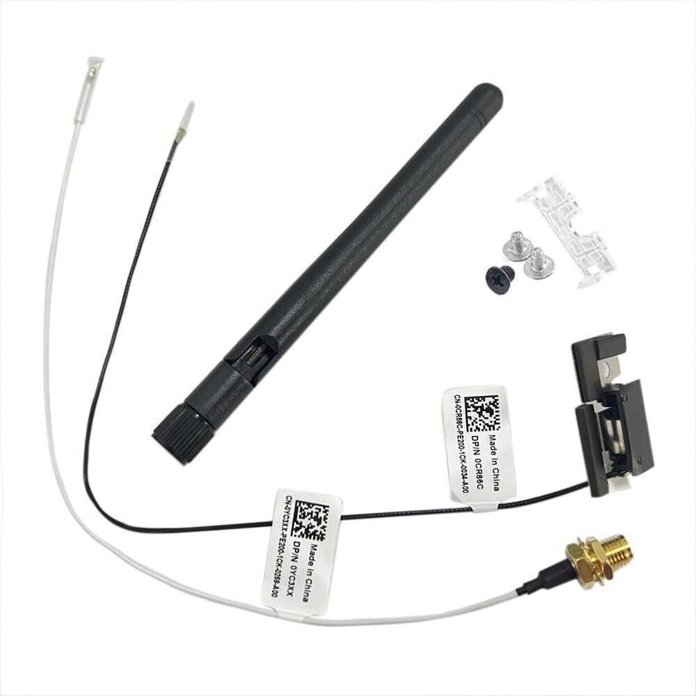 Zahara 2.5G MFF WiFi Antenna Cable for Dell OptiPlex 3040M 3040 Micro Form Factor D10U D10U001 FWR8V P9YC5 YC3XX 0WF4V9 0F3XFM