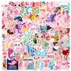 100 Pcs Cute Axolotl Stickers Kawaii Axolotl Sticker Pink Animal Vinyl Waterproof Stickes for Water Bottles Laptop Skateboard Luggage Computer Stickerss view 1