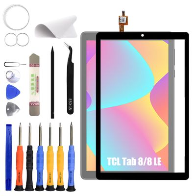 ERYNK New Touch Screen Digitizer Replacement Compatible with TCL Tab 8 LE [with Touch Function] [8.0 inch] 9137W with Specialized Repair Tools Kit. (No LCD Digitizer)-with OCA Adhesive