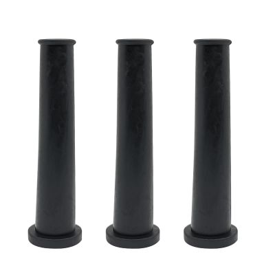 10 Pcs 73mm/2.87in Length Black Rubber Power Boot Protector,Rubber Strain Relief Cord Boot Protector Cable Sleeve Hose,for Powfer Tool Cutting Machines Electric Drills Cable Protection