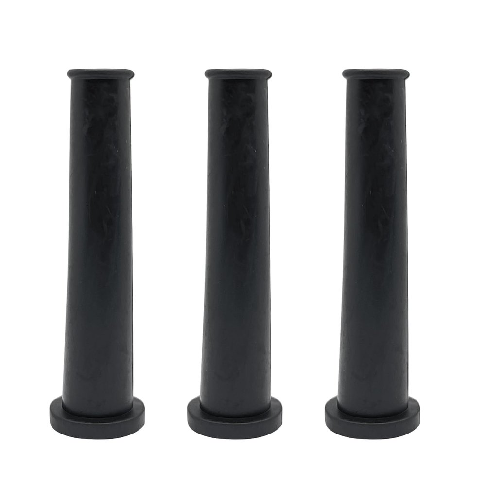 10 Pcs 73mm/2.87in Length Black Rubber Power Boot Protector,Rubber Strain Relief Cord Boot Protector Cable Sleeve Hose,for Powfer Tool Cutting Machines Electric Drills Cable Protection