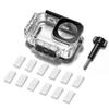 BGNing 60M/196FT Underwater Waterproof Shell Compatible with Action 5PRO/4/3 with Magnetic Quick Release Port,Protective Case Stealth Diving Action Case Accessory Kit view 1