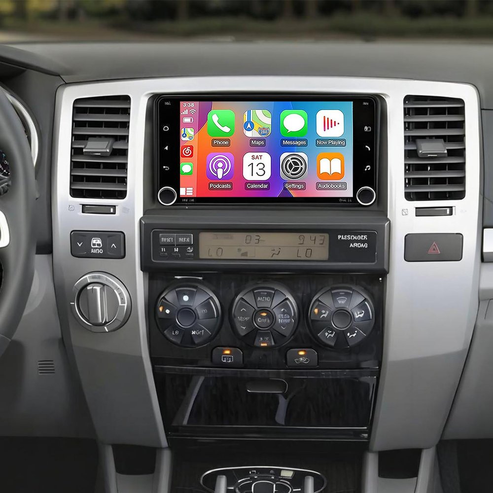 PHEZEN 4G+64G Car Radio for Toyota 4Runner 2003-2009, Celica 20002006 with with Carplay Android Auto, 7 Inch Touch Screen Stereo for Toyota 4Runner WiFi GPS Bluetooth AHD Backup Camera