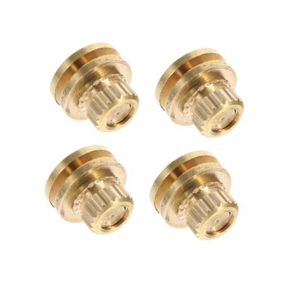Angoily 4pcs Shockproof Copper Speaker Spikes Delicate Pads for Amplifiers and Speakers Anti-Vibration Furniture Feet